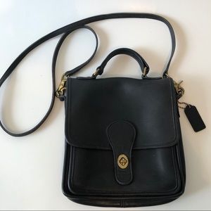 Coach Vintage Black Willis Station Bag 5130
